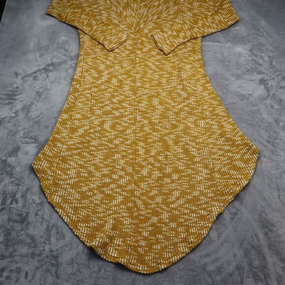 Banjul Sweater Womens S Yellow Long Sleeve Knitted Open Front Cardigan - Picture 16 of 16